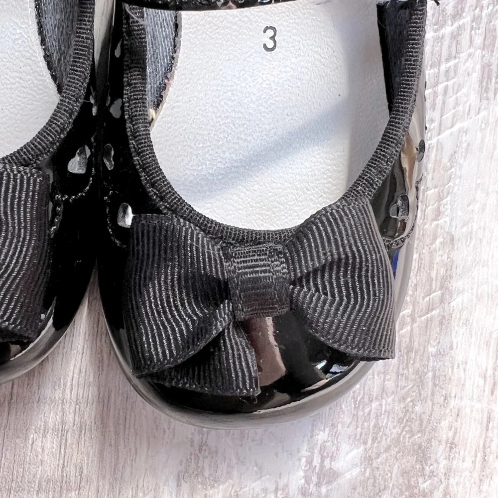 Small Steps patent leather little girl Mary Janes